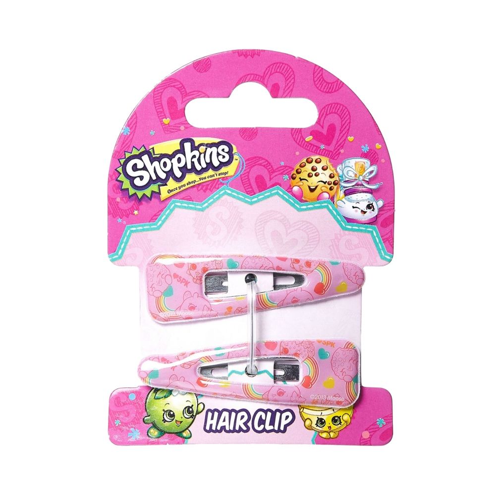 Shopkins - Bracelets Green & Hair Clips  Pink Combo