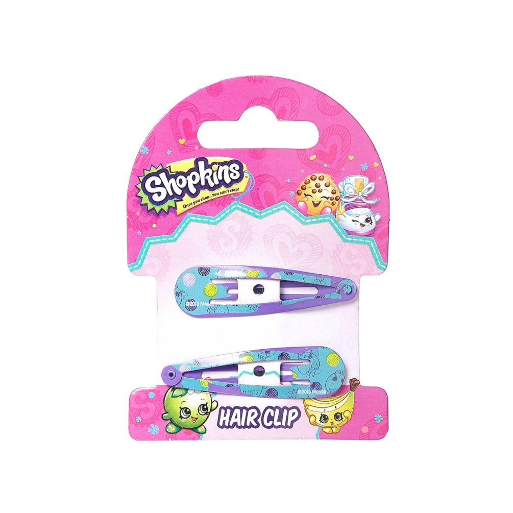 Shopkins - Bracelets Pink & Hair Clips  GreenCombo