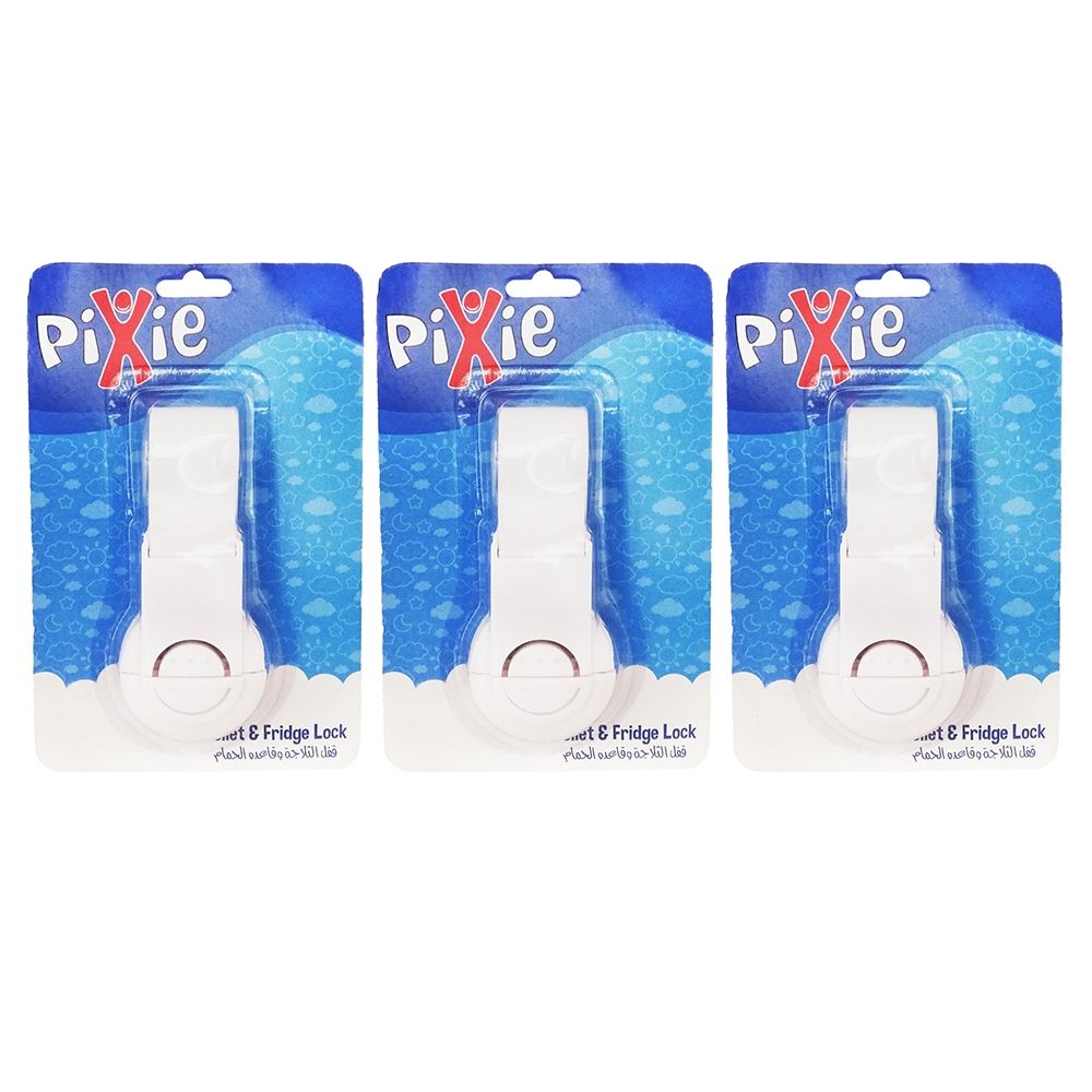 Pixie - Toilet And Fridge Lock (Bundle of 3)