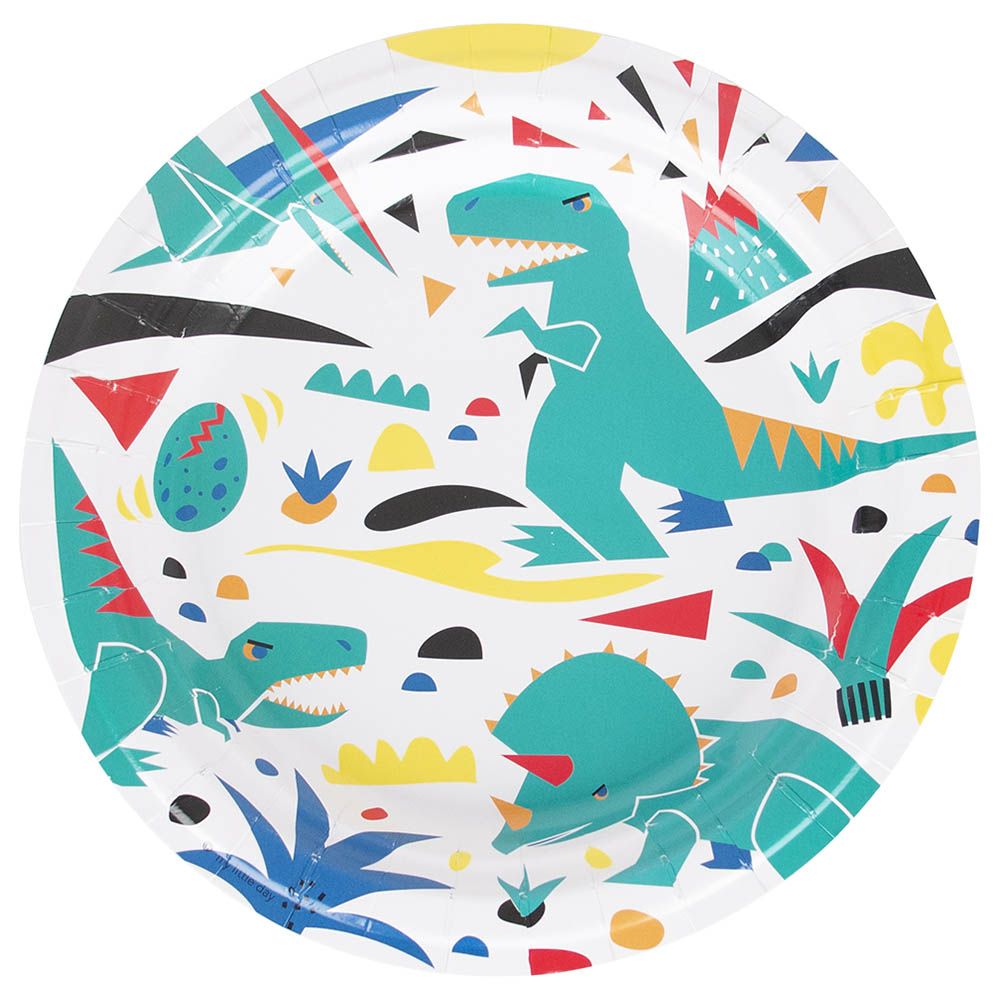 My Little Day - Paper Plates - Dinosaur