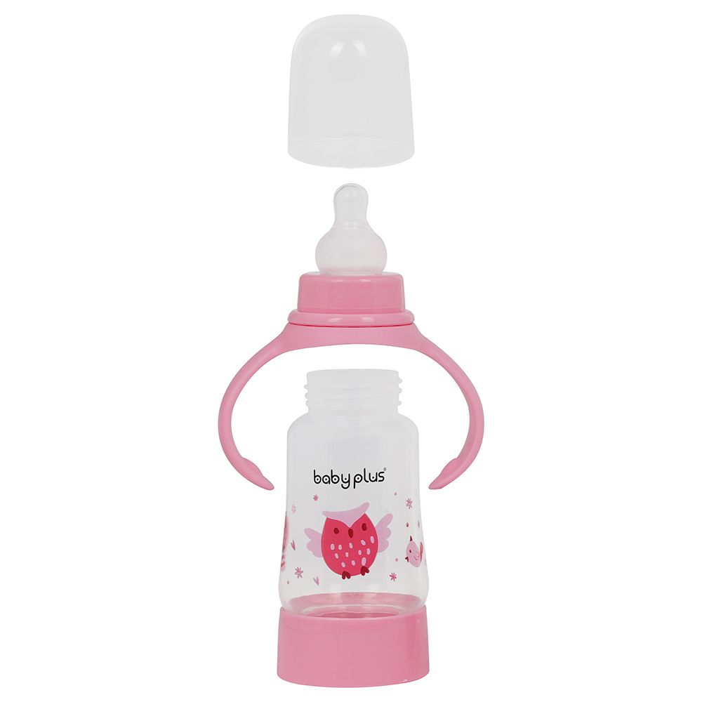 Baby Plus - 5 Oz Feeding Bottle - Pink