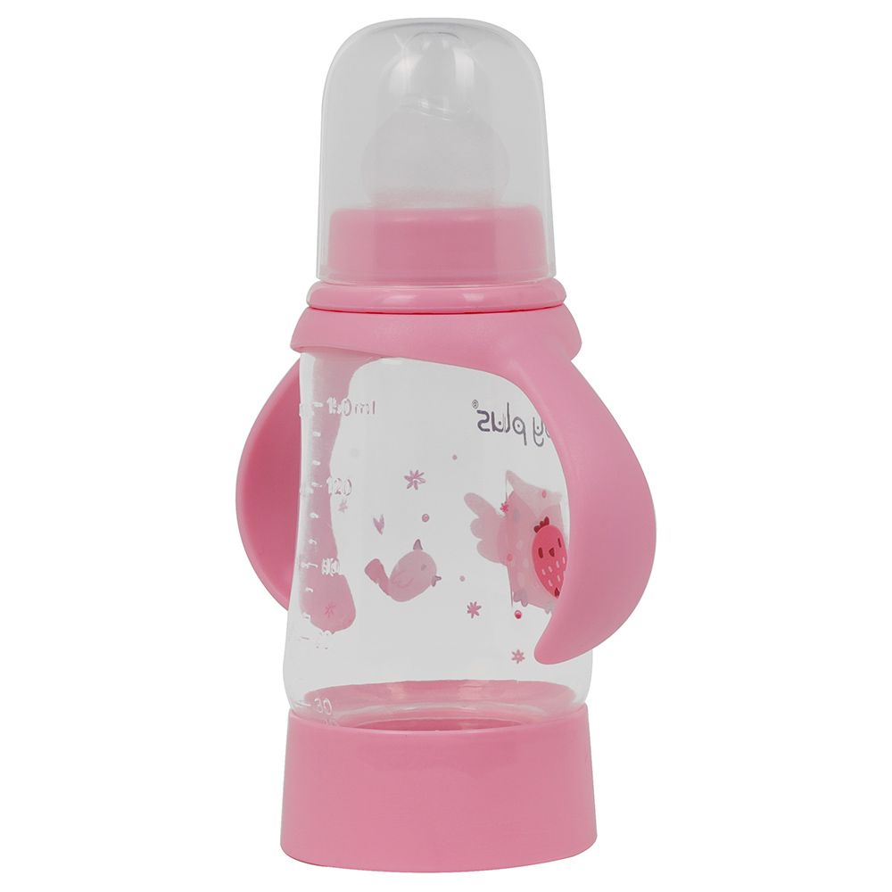 Baby Plus - 5 Oz Feeding Bottle - Pink