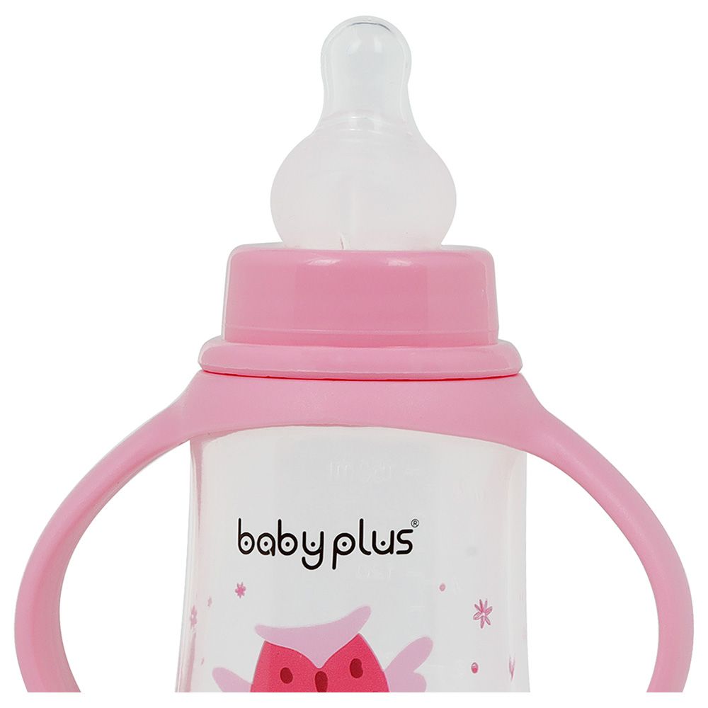 Baby Plus - 5 Oz Feeding Bottle - Pink