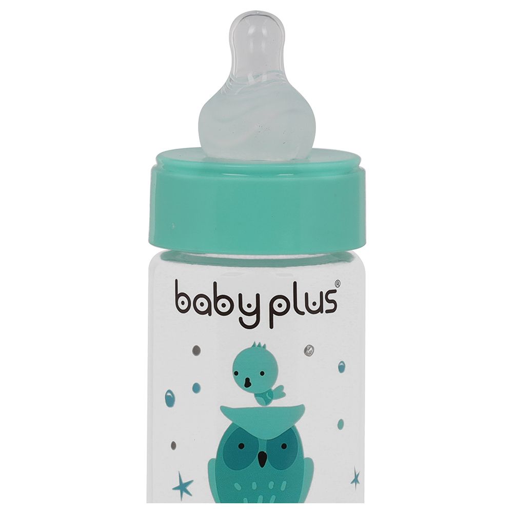 Baby Plus 8 Oz Feeding Bottle Green