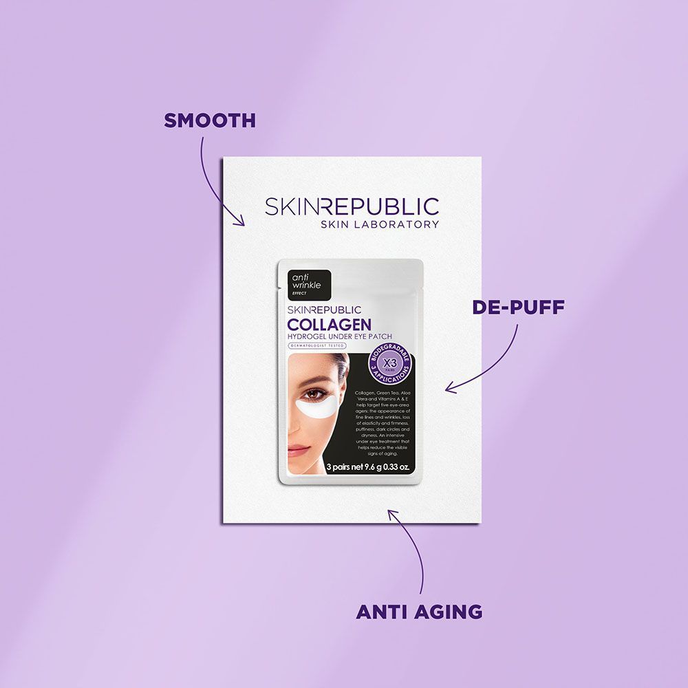 Skin Republic - Collagen Under Eye Patch Pack of 3