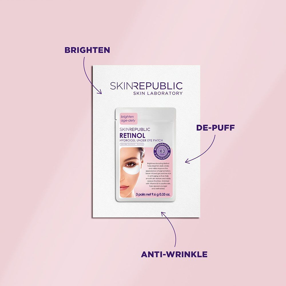 Skin Republic - Retinol Under Eye Patch (3 Pairs)