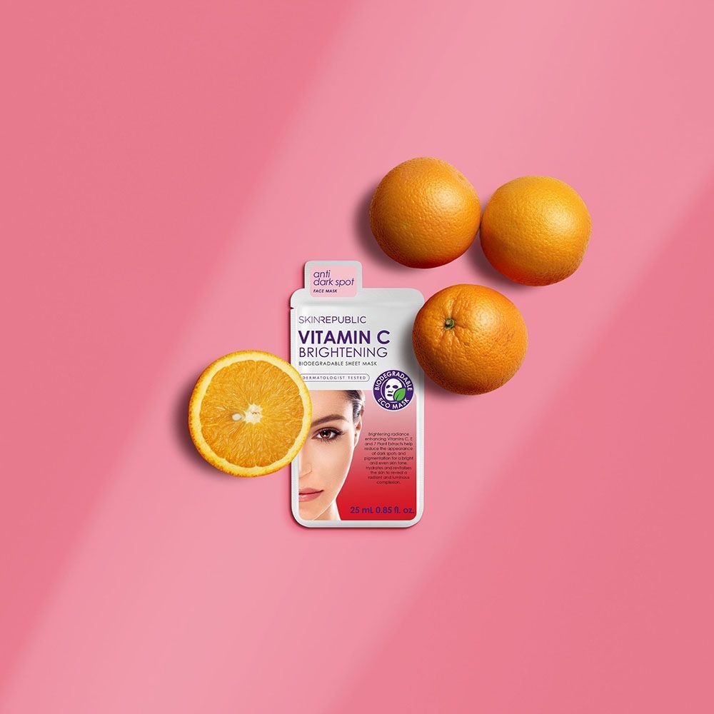 Skin Republic - Brightening Vitamin C Face Mask Sheet 25ml