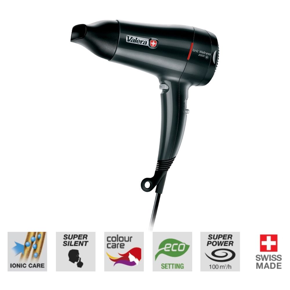 Valera - Hair Dryer Wellness Ionic 2000W - Black