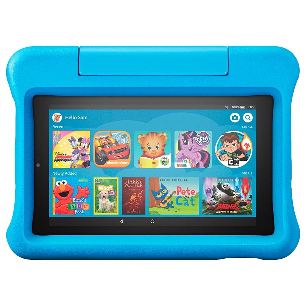 Amazon - Fire 7 Kids - 7" Tablet 16GB - Blue