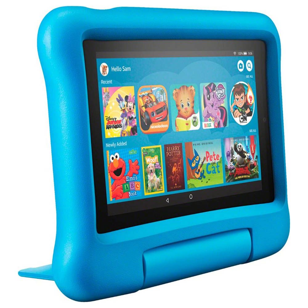 Amazon - Fire 7 Kids - 7" Tablet 16GB - Blue