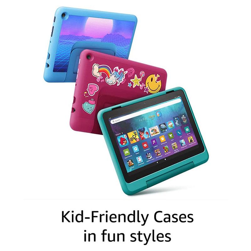 Amazon - Fire 8 Hd Kids Pro 12Th Gen Tablet 32Gb - Hello Teal