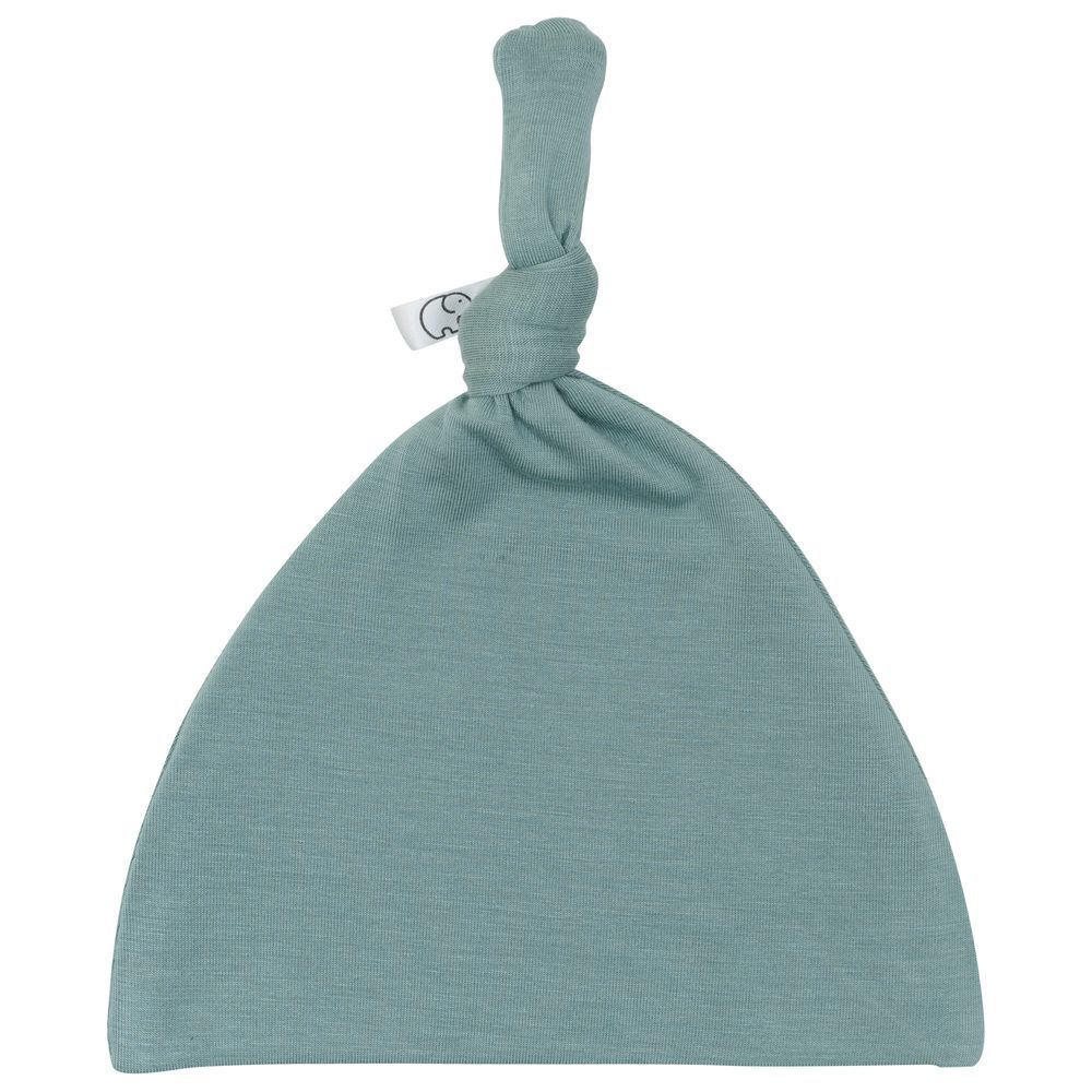 Anvi Baby - Organic Bamboo Beanie & Swaddle Set - Azure Sky