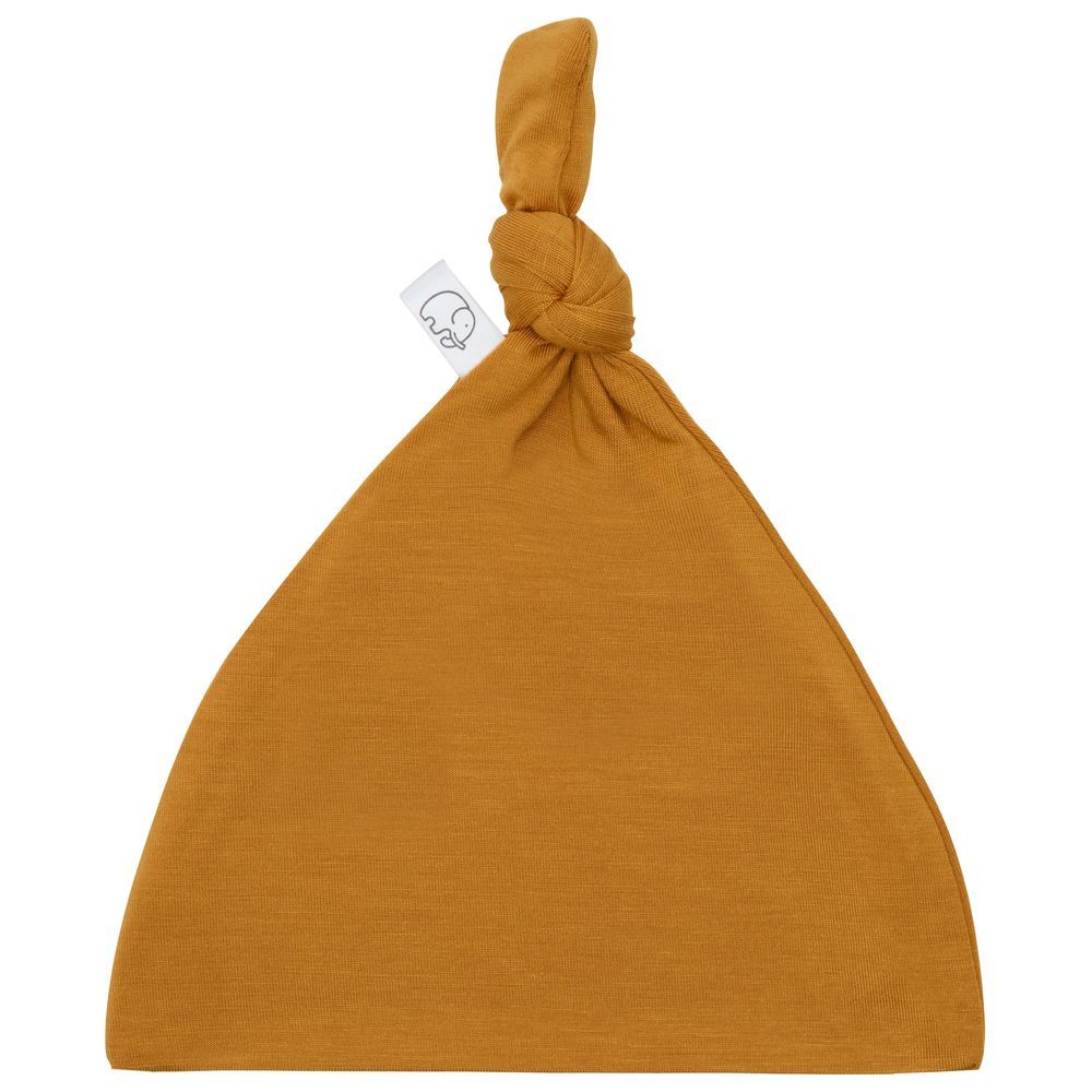 Anvi Baby - Organic Bamboo Beanie & Swaddle Set - Mustard Fields