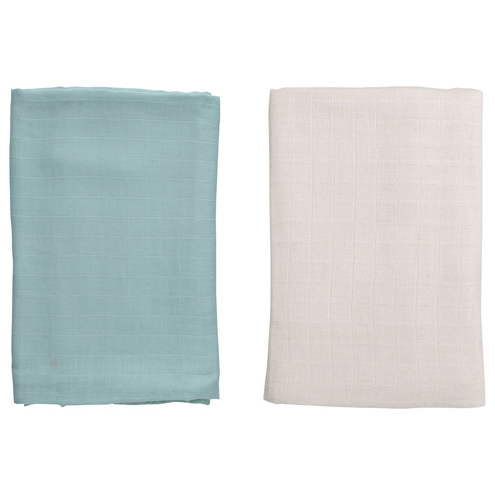 Anvi Baby - Organic Bamboo Swaddle Pack of 2 - Cloudy Sky 