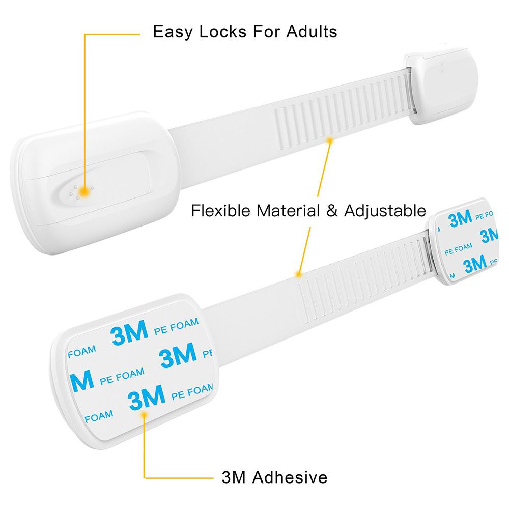 The Kids HQ- Baby Proofing Child Safety Locks - Pack of 10