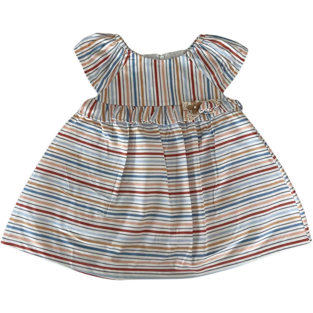 By,Ray - Cap Sleeves Stripes Dress