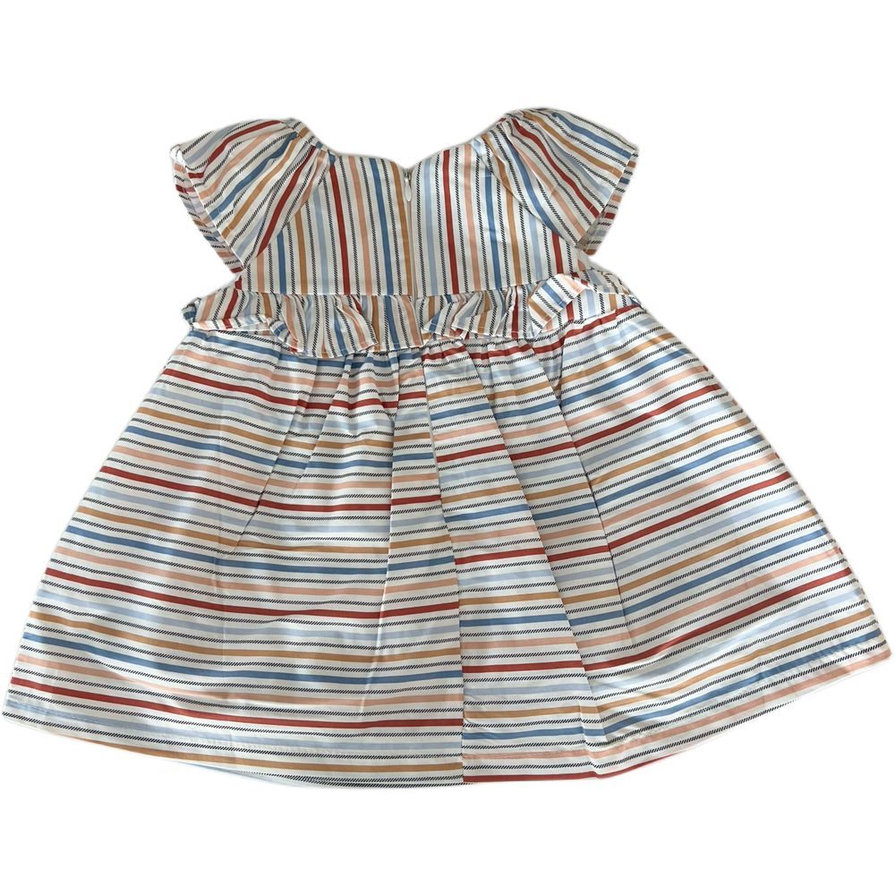 By,Ray - Cap Sleeves Stripes Dress