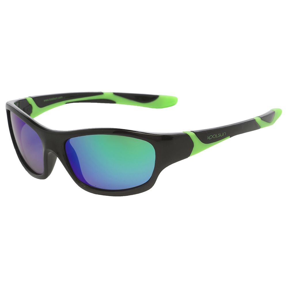 Koolsun - Sport Kids Sunglasses, Black Lime 