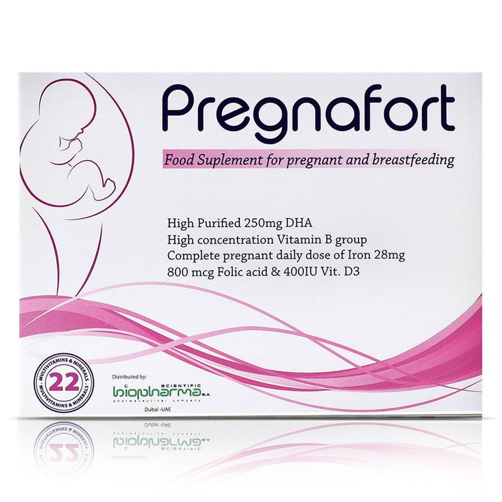 Biopharma - Pregnafort 30 Capsules