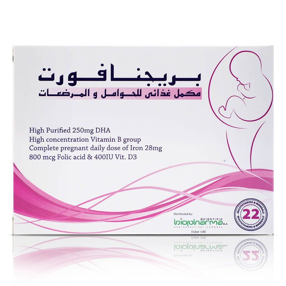 Biopharma - Pregnafort 30 Capsules