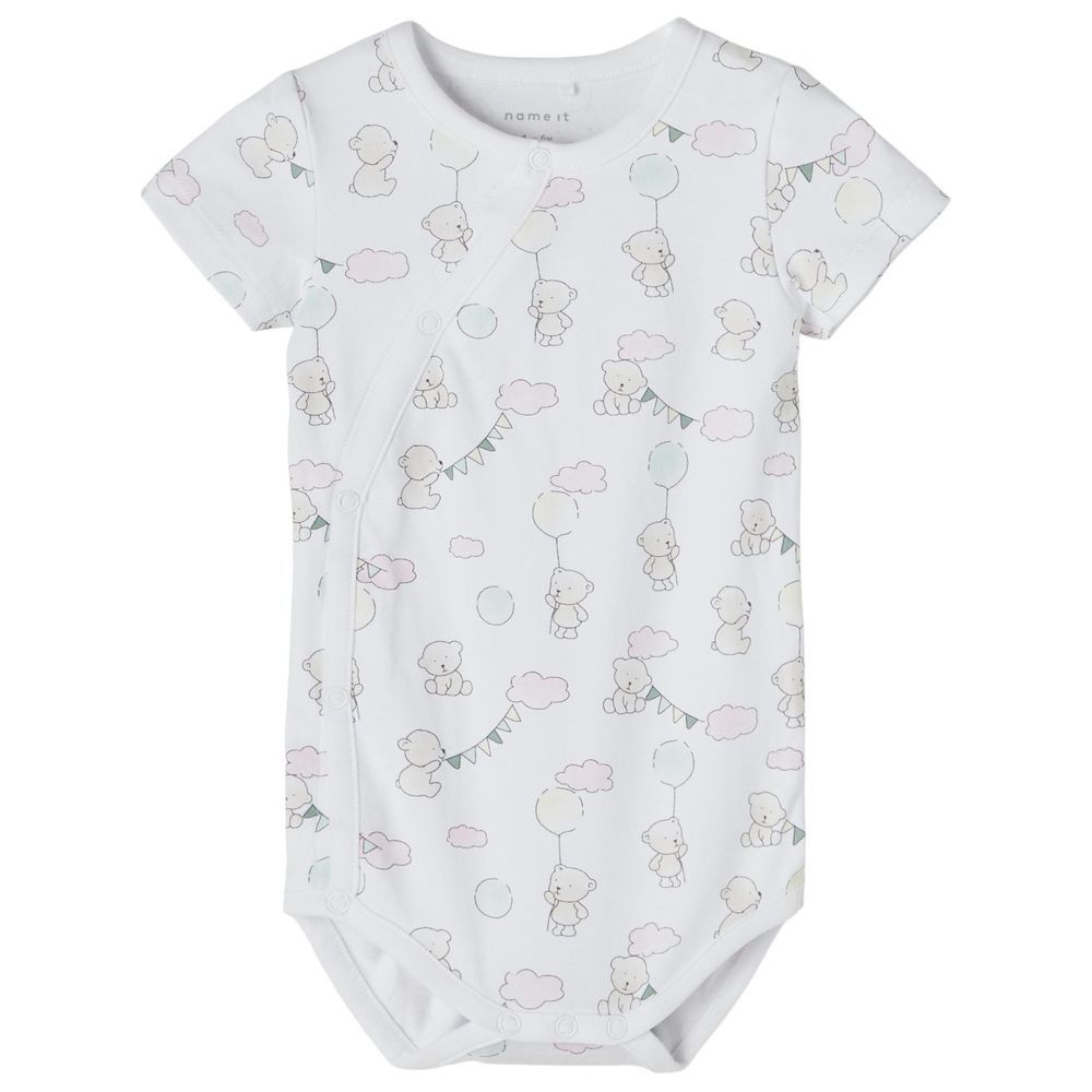 nameIt - Bear Romper - Pink