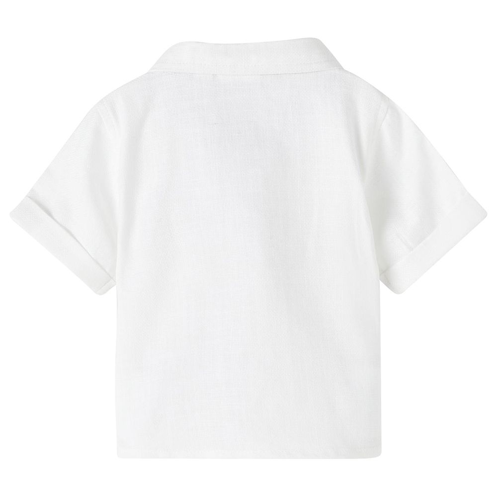 Name It - Baby Boy Short Sleeves Shirt - Bright White