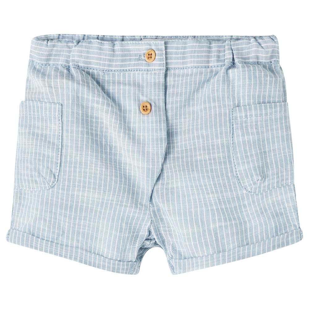 Name It - Baby Boys Woven Shorts - Smoke Blue