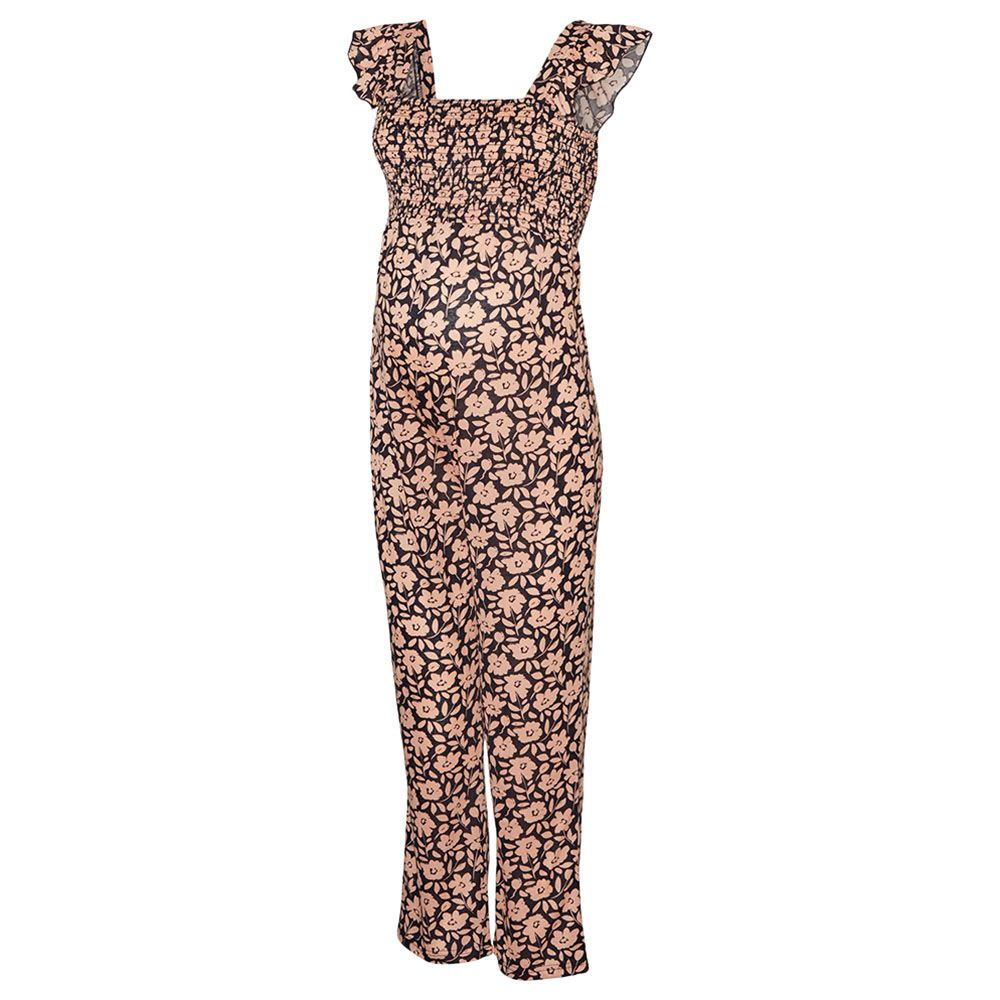 Mamalicious - Sleeveless Jersey Jumpsuit - Parisian Night