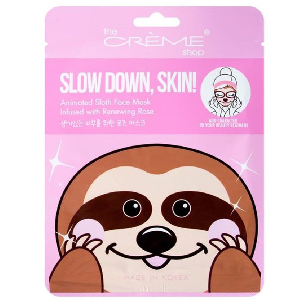 The Creme Shop - Slow Down, Skin! Sloth Face Mask