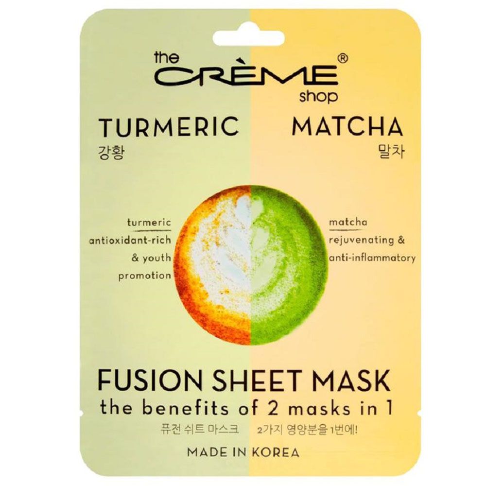 The Creme Shop - Turmeric & Matcha Fusion Sheet Mask