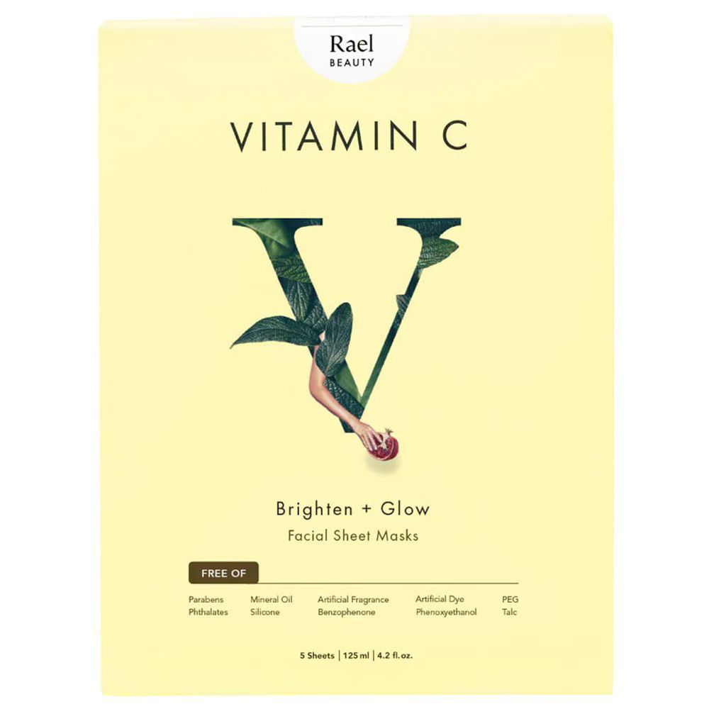 Rael - Beauty Vitamin C Facial Sheet Masks