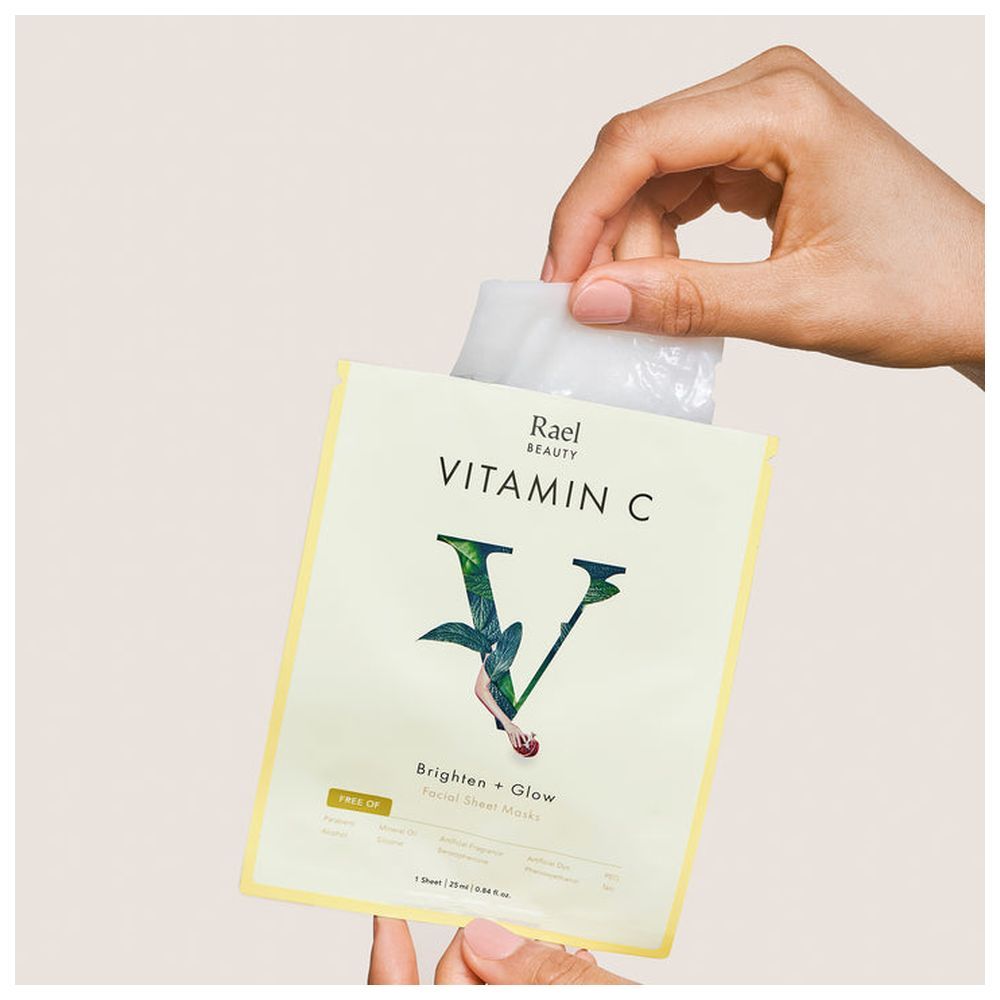 Rael - Beauty Vitamin C Facial Sheet Masks