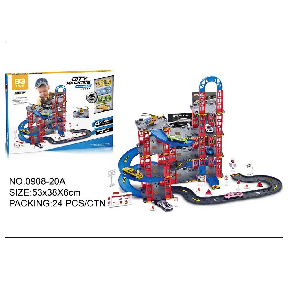 جودة - مرآب السيارات - 4 مستويات + مصعد وملحقات - 93 قطعة