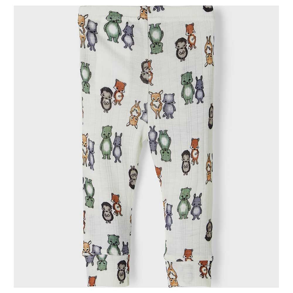 Name It - Boys Wang Wool Baby Pants - Snow White