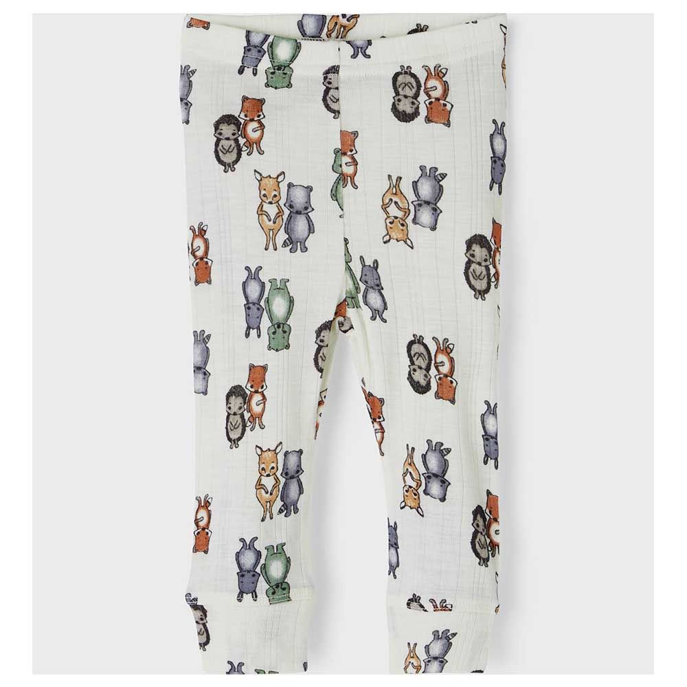 Name It - Boys Wang Wool Baby Pants - Snow White