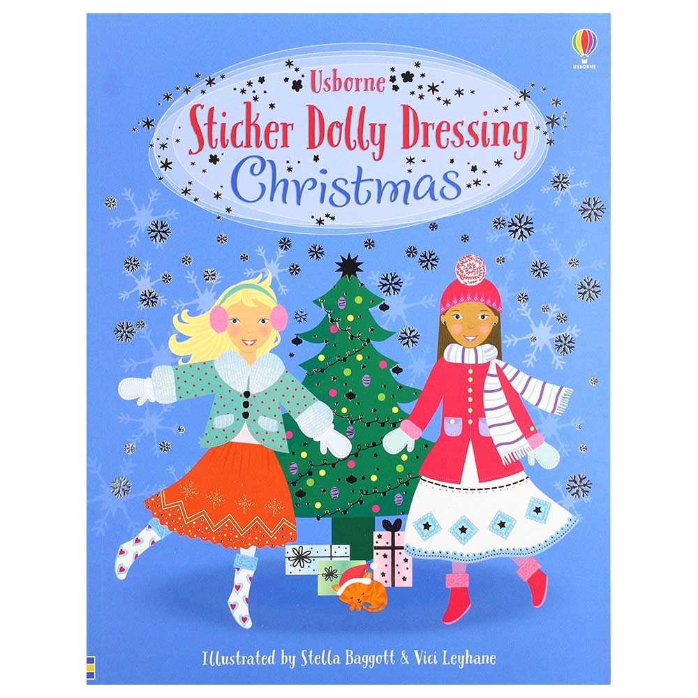 Usborne Sticker Dolly Dressing Christmas