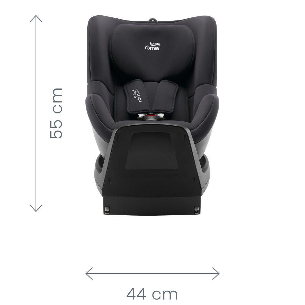 Britax - Dualfix M Plus Infant/Toddler Travel Car Seat, Group 0+/1, Space Black