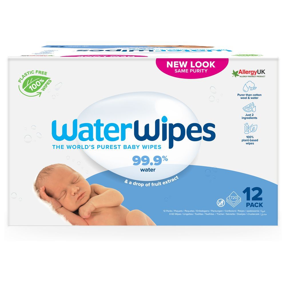 Waterwipes - Original Plastic Free Wet Wipes - 1440pcs