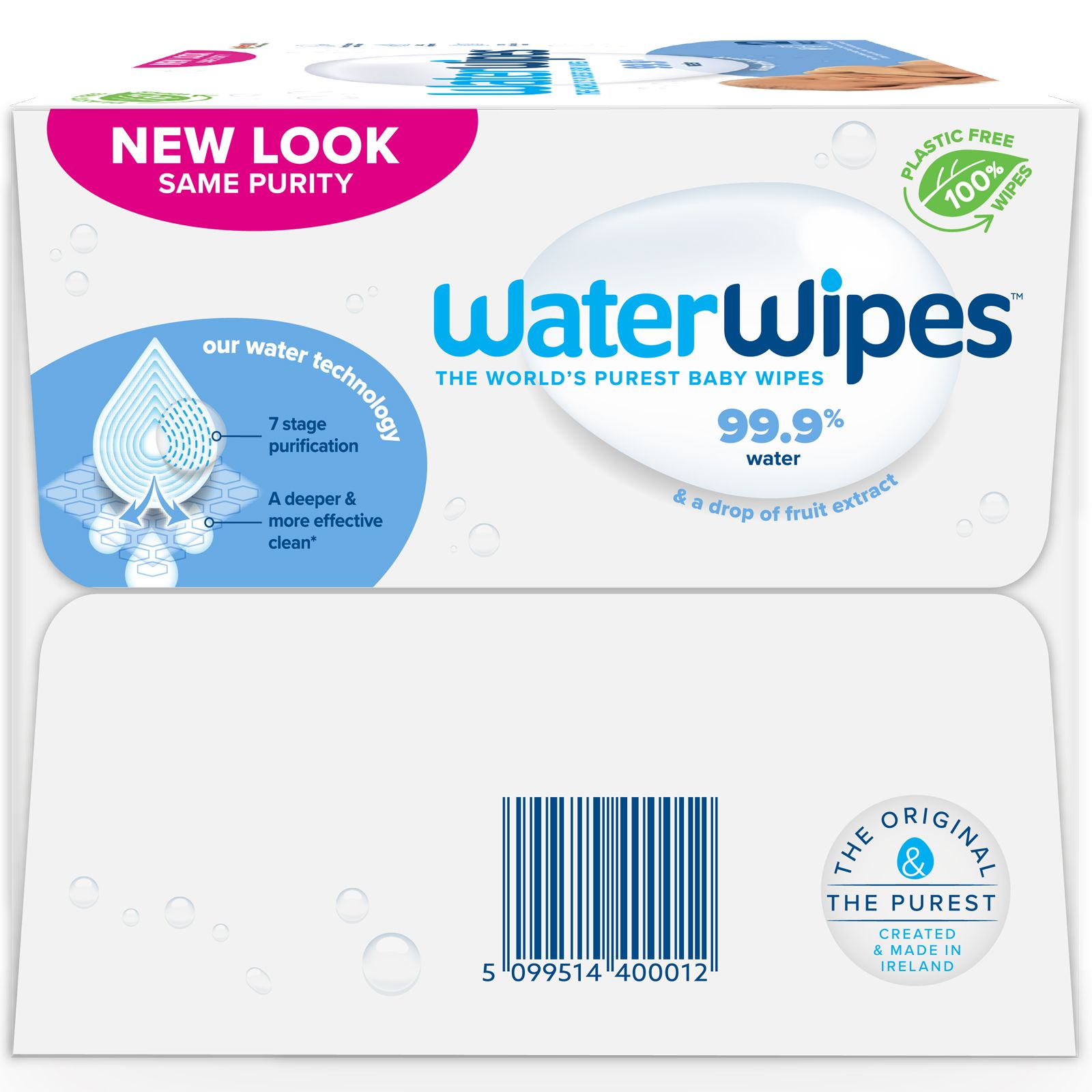 Waterwipes - Original Plastic Free Wet Wipes - 1440pcs