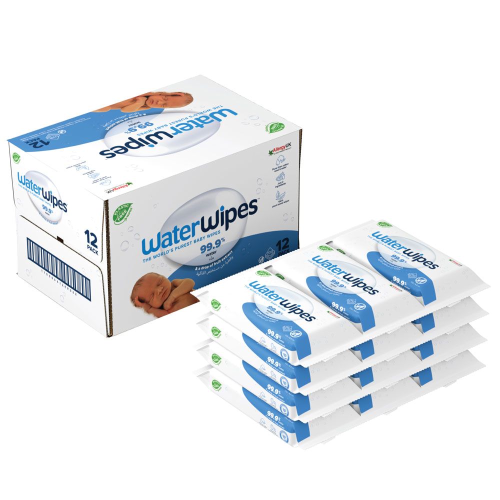 WaterWipes - Original Plastic Free Unscented Wet Wipes - 1440pcs