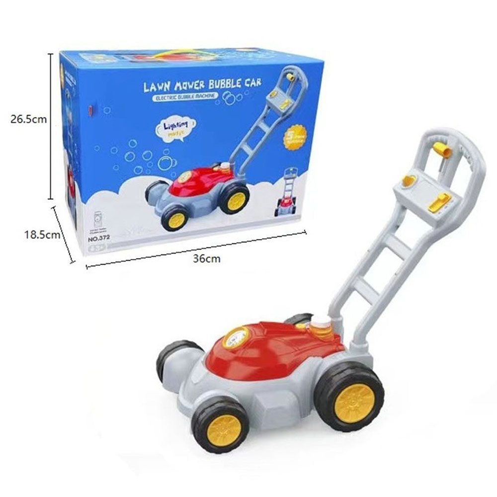 Fitto - Automatic Bubble Blowing Trolley - Red