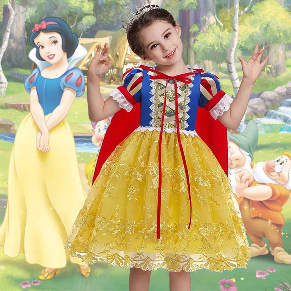 Fitto - Princess Snow White Costume Set - Red