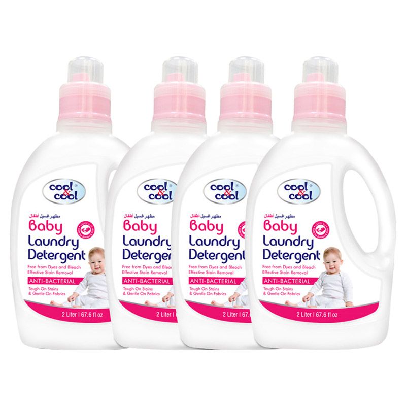 Cool & Cool - Baby Laundry Detergent 2L Pack Of 4