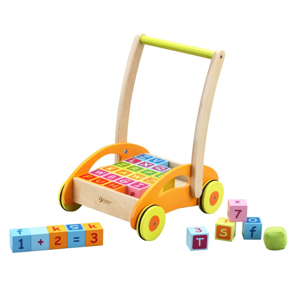 Classic World - Baby Walker with Blocks (Exclusive)