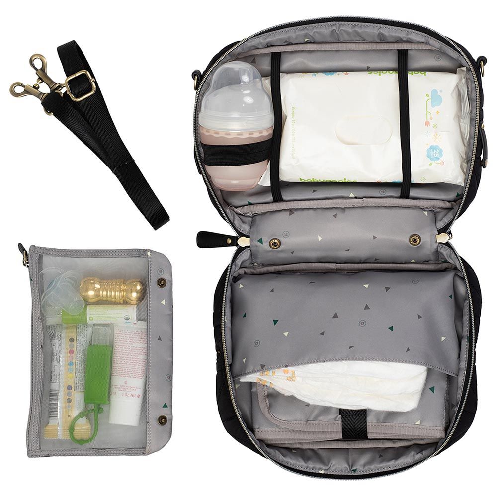 Twelvelittle - Waterproof Diaper Bag Clutch - Black