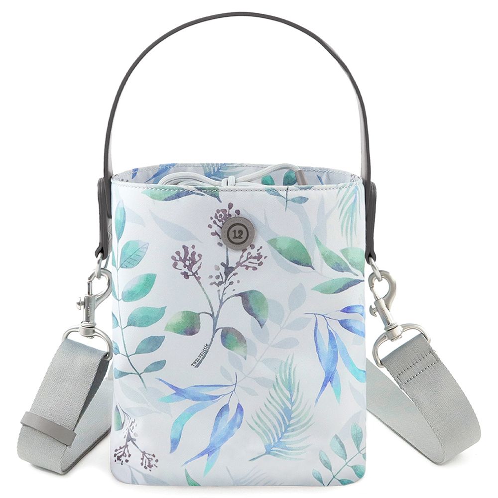 TWELVElittle - Summer/Beach Water-Resistant Insulated Bottle Bag-Leaf