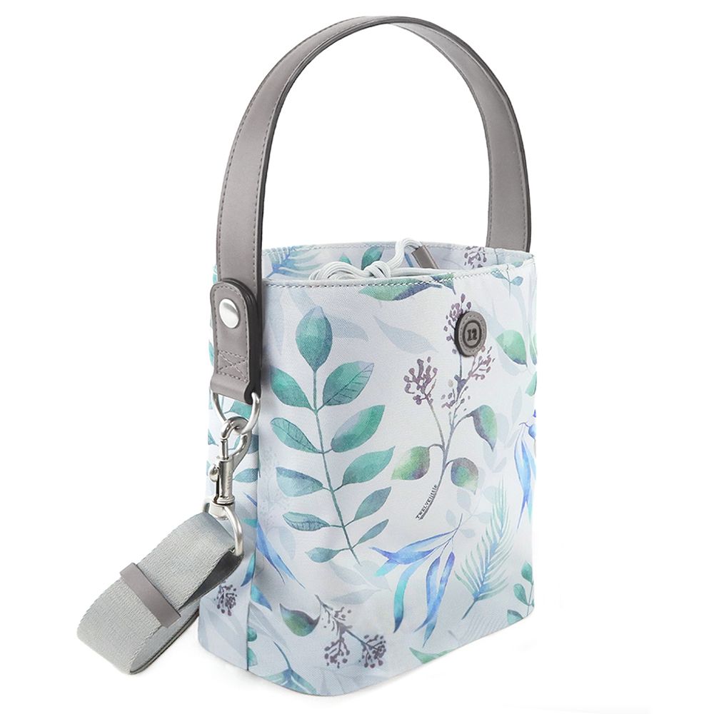 TWELVElittle - Summer/Beach Water-Resistant Insulated Bottle Bag-Leaf