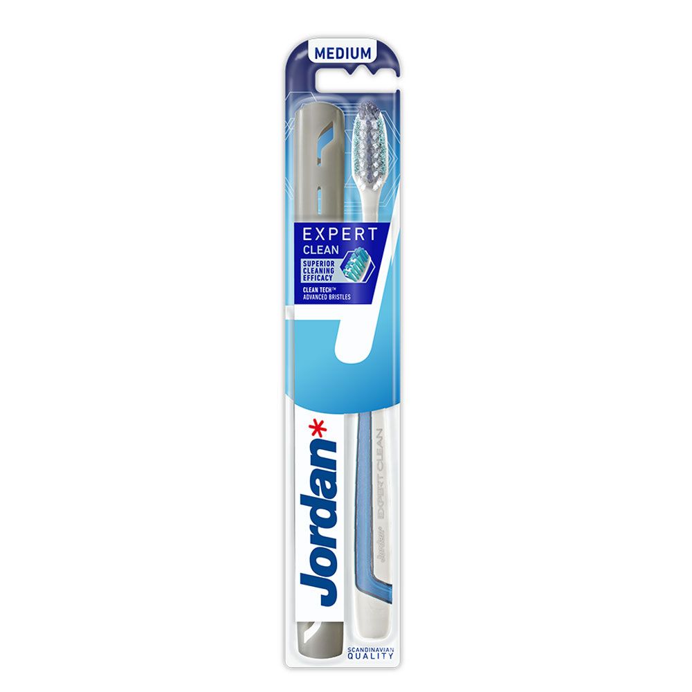 Jordan - Expert Clean Toothbrush - Medium, Assorted