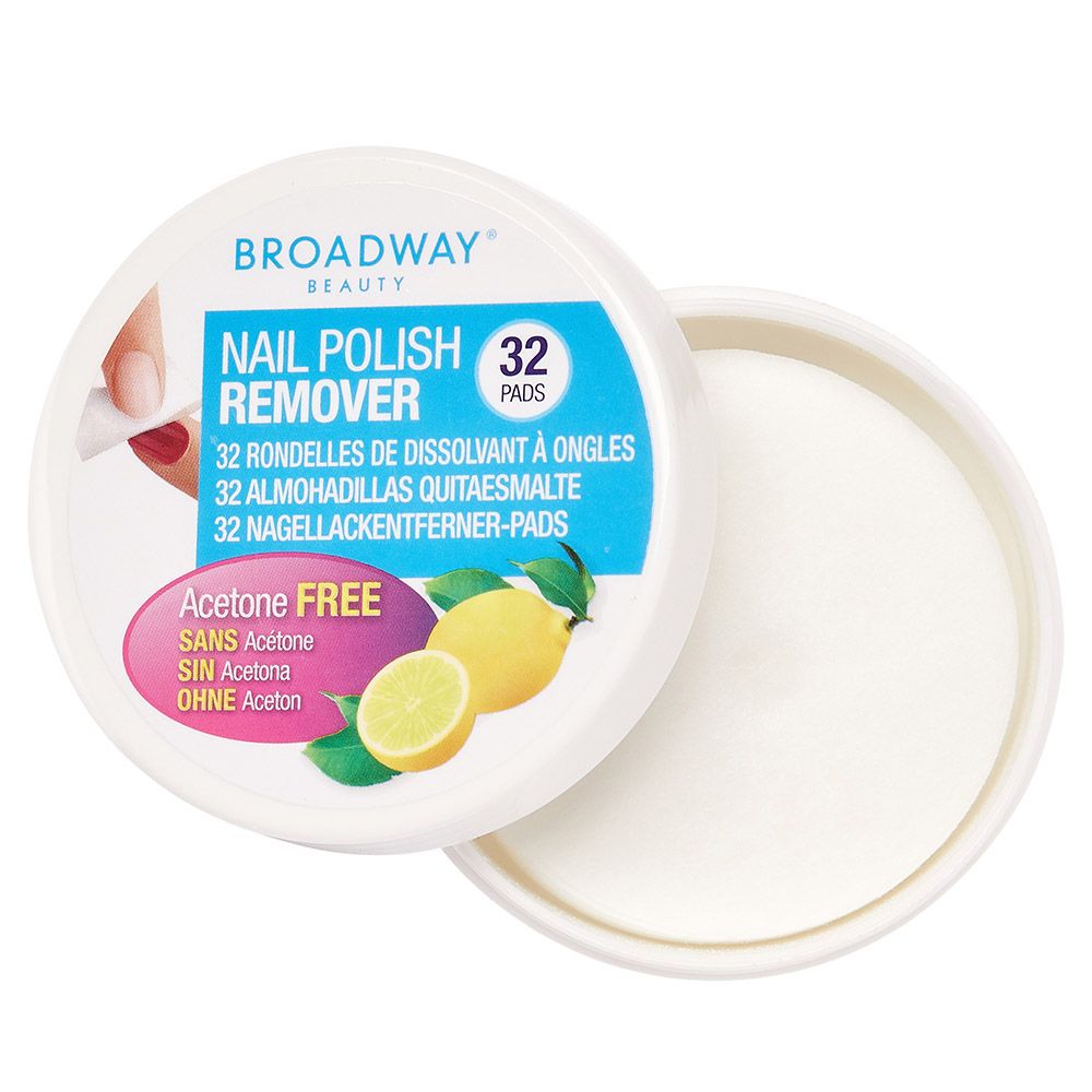 Kiss Impress Broadway Nail Polish Remover Pads Lemon Scented