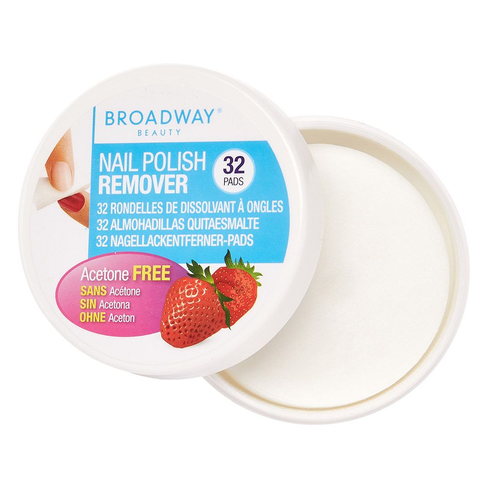 Kiss Impress - Strawberry Scented Nail Polish Remover Pads